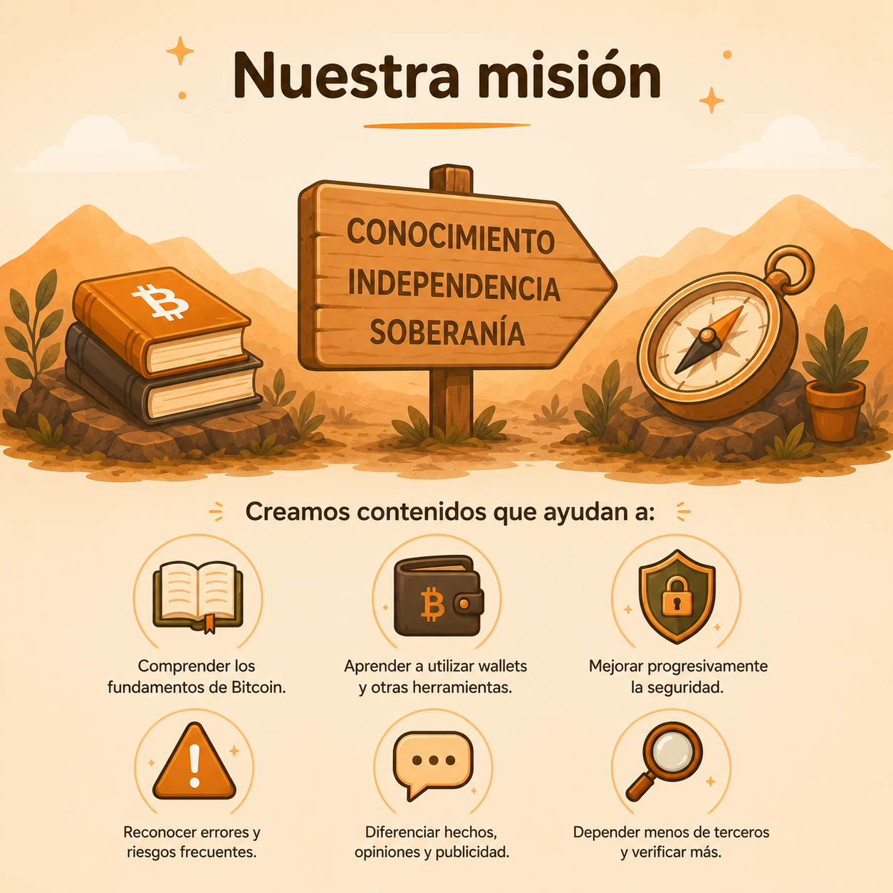 PajaritoBTC explicando la misión educativa del proyecto