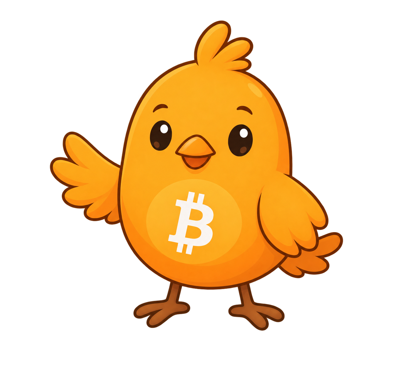 Ilustración de Pajarito sobre el contacto con PajaritoBTC