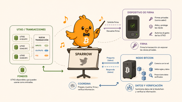 Sparrow Wallet: qué hace realmente y para qué sirve
