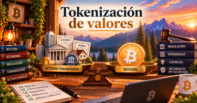 Tokenización de valores comparada con Bitcoin y su marco regulatorio
